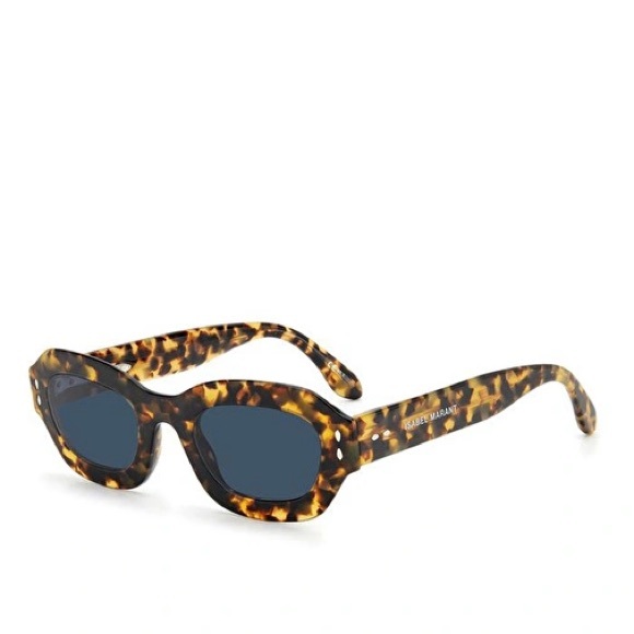ISABEL MARANT Havana/Blue Sunglasses IM 0052/S - Picture 4 of 6